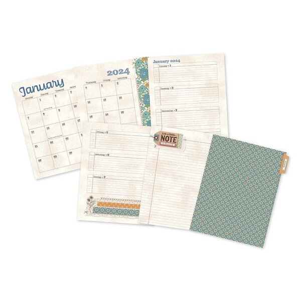 Lori Holt 2024 Sew & Stitch Binder Calendar Riley Blake Designs